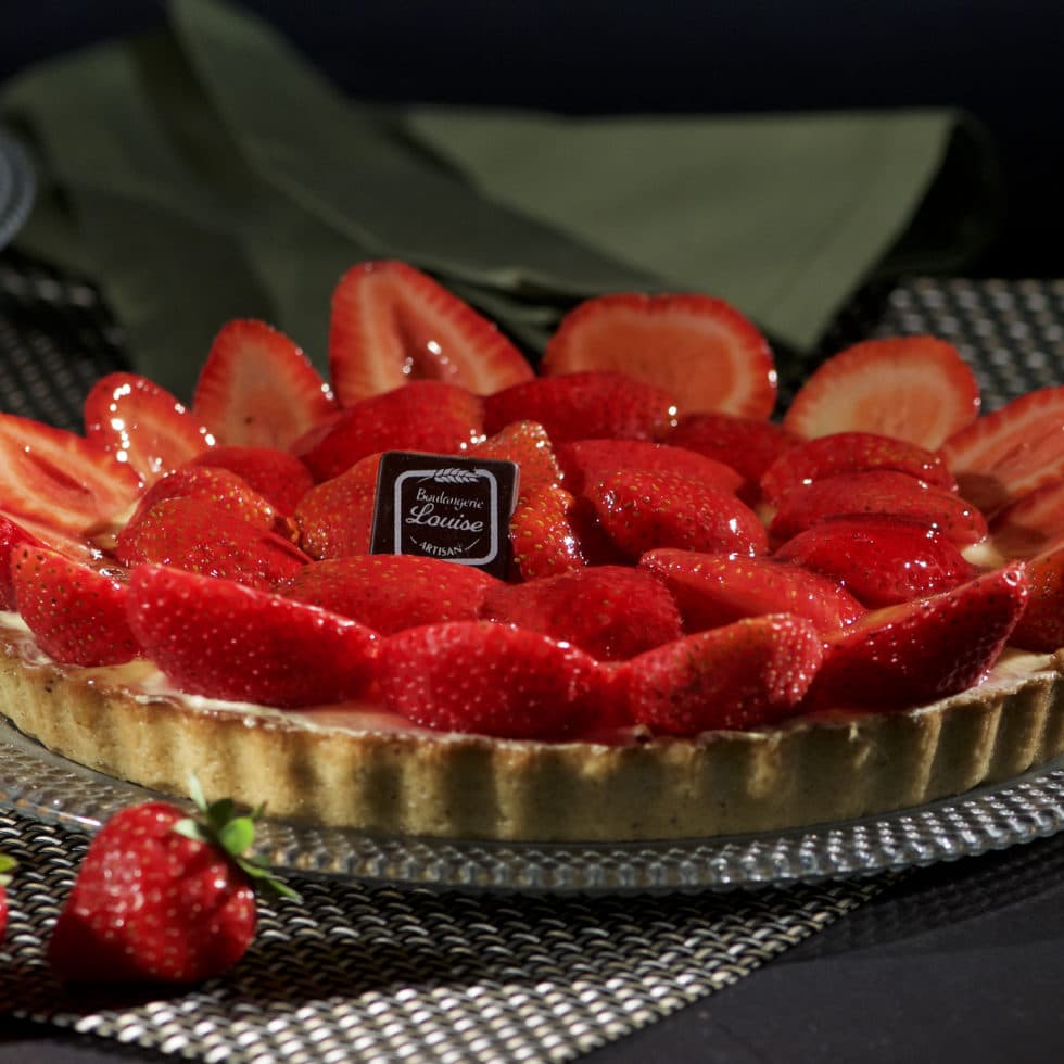 Patisseries Tarte Aux Fraises Boulangerie Louise