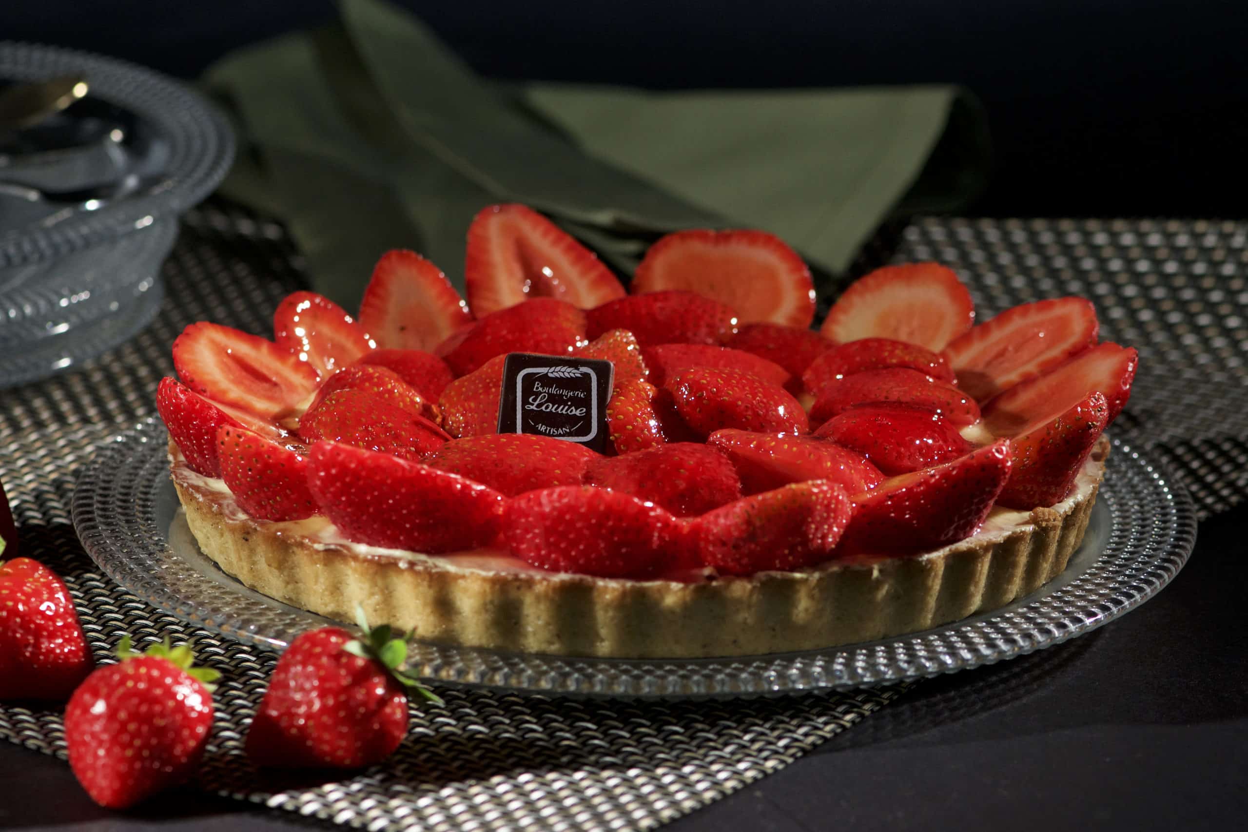 Patisseries Tarte Aux Fraises Boulangerie Louise