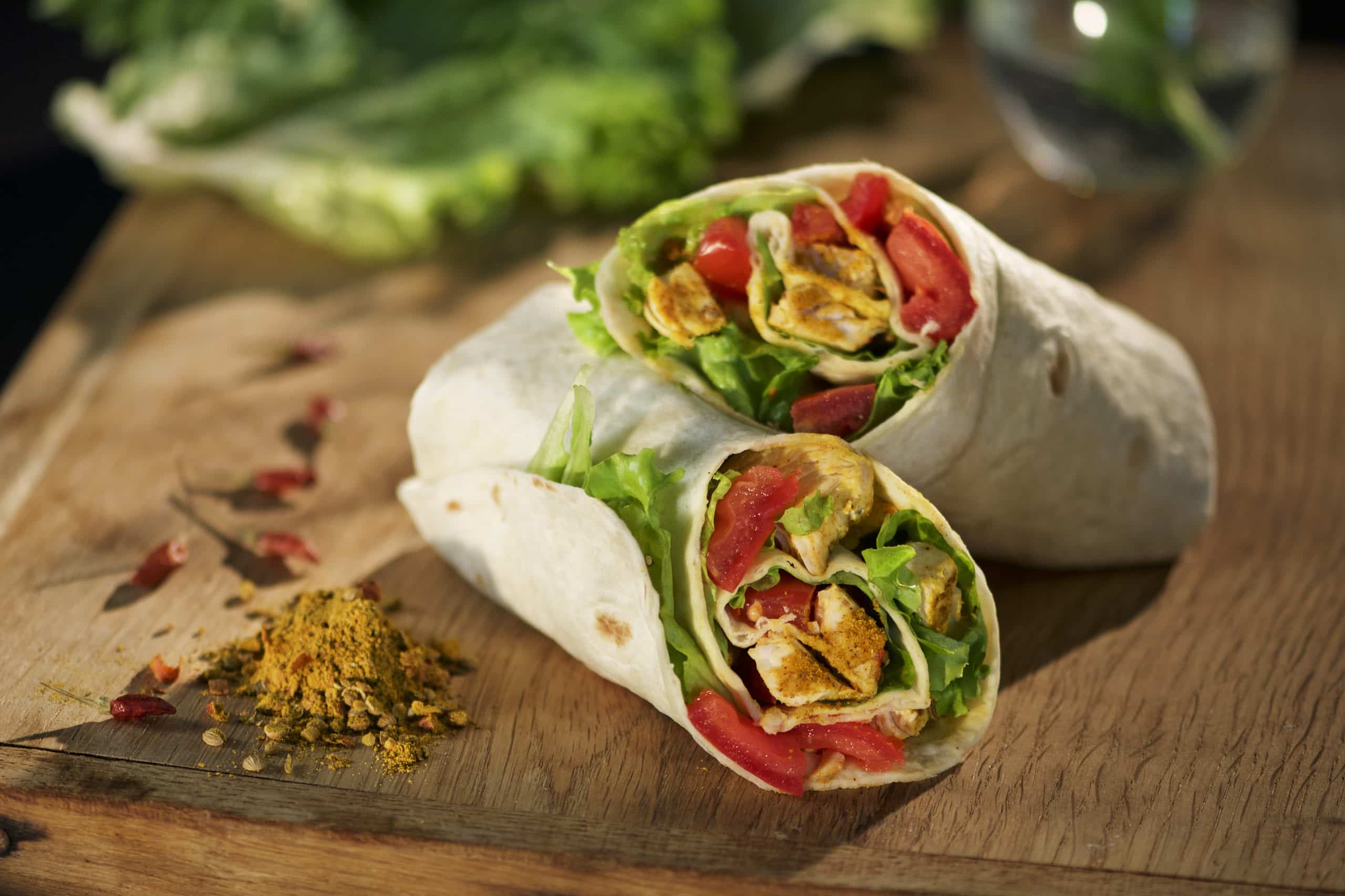 Le wrap Louise Wrap poulet/curry Boulangerie Louise