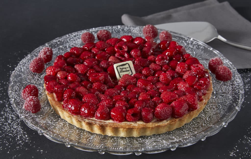 Pâtisseries Tarte aux framboises Boulangerie Louise